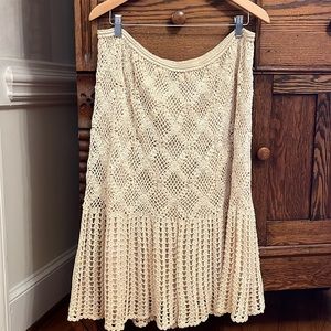 Vintage crochet skirt